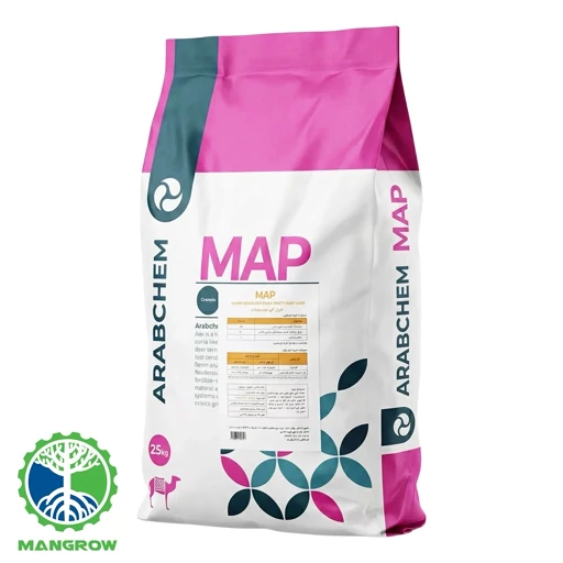 کود فسفر بالا مونو آمونیوم فسفات ARABCHEM (25کیلویی)
